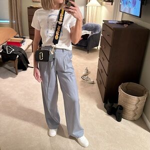 Madewell Harlow Wide Leg Pants Blue Size 2 Tall